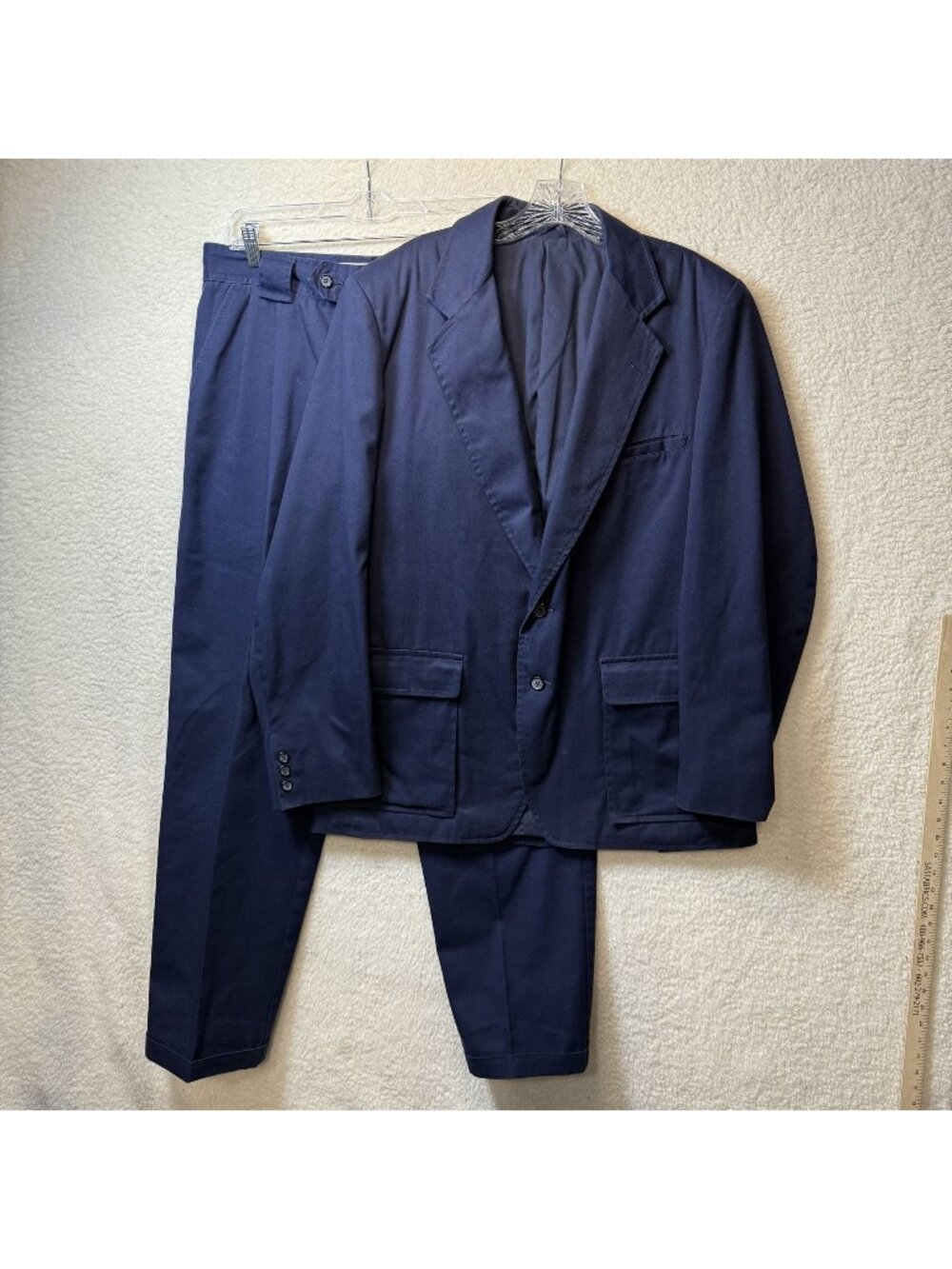 Tilley Endurables Mens Travellers Suit Navy Jacket Size 42 Pants 36x31.5 Canada